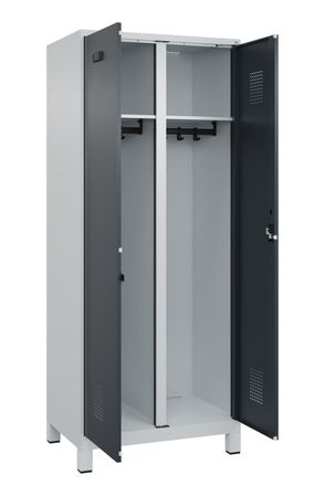 C+P Schwarz-Weiß-Spind Evolo PLUS