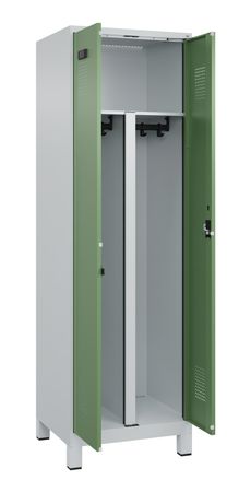 C+P PSA Schwarz-Weiß-Spind Evolo PLUS