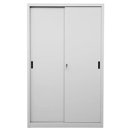 BIG ONE Aktenschrank | Schiebetürenschrank 195x120x45 GRAU