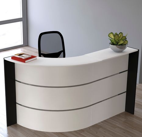 L-Theke Surround weiß | 112 x 175 x 95 cm (HxBxT)