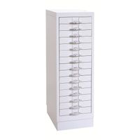 Schubladenschrank DIN-A4 | Schubladencontainer | 15 Schübe - GRAU