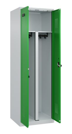 C+P PSA Schwarz-Weiß-Spind Evolo PLUS
