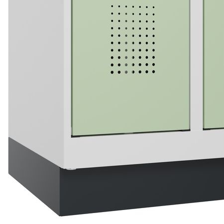 C+P Schwarz-Weiß-Spind Evolo PLUS