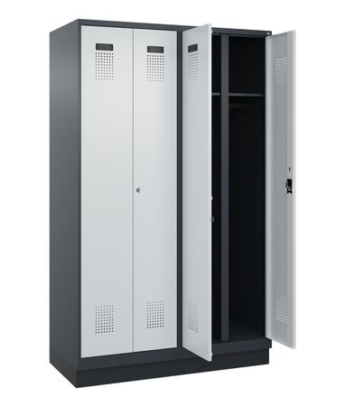 C+P Schwarz-Weiß-Spind Evolo PLUS