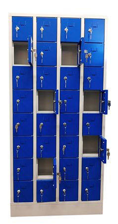 Mini-Schließfächer | Wertfachschrank 32 Abteile