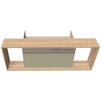 Empfangstheke GEO 3 - Typ 2U - wahlweise mit Schriftzug | Beige