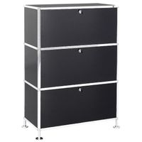 Büroregal | Aktenregal | Sideboard 3 mit 3 Klapptüren