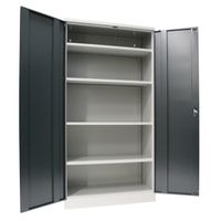 XXL Werkzeugschrank | Werkstattschrank 195x92x60 GRAU/ANTHRAZIT