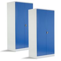 2 Stück XL Werkzeugschränke | Werkstattschränke GRAU/BLAU