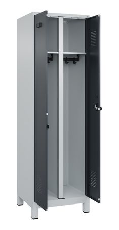 C+P Schwarz-Weiß-Spind Evolo PLUS