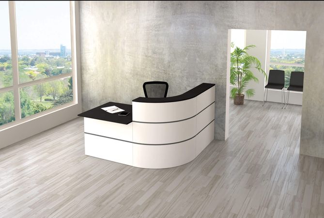 Empfangsbereich Arbeitsplatz Empfangstresen