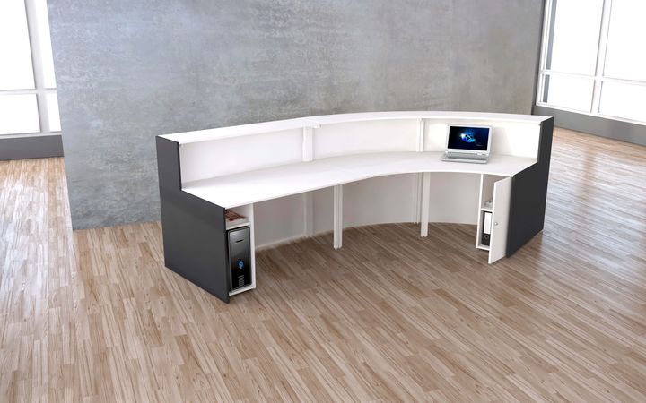  Rezeption Thekenelement  Empfangstheken Ladenausstattung Büromöbel Arztpraxis Atelier Empfangsarbeitsplatz