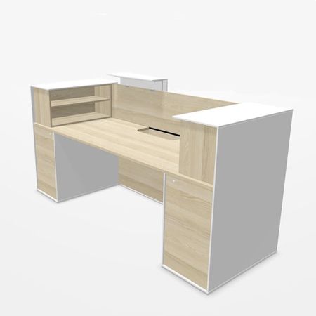 Empfangstheke Leo Rezeption Anmeldung Holztheke 