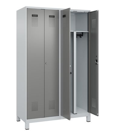 C+P PSA Schwarz-Weiß-Spind Evolo PLUS