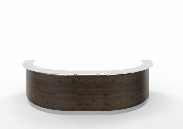 Bogentheke Bright Hufeisen | 96 x 392 x 156 cm (HxBxT)