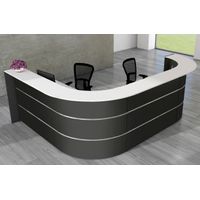 Große L-Theke Surround anthrazit | 112 x 325 x 232 cm (HxBxT)