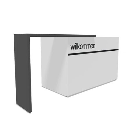 Empfangstheke Empfangstresen Counter Schreibtisch PC-Arbeitsplatz Eingangsbereich