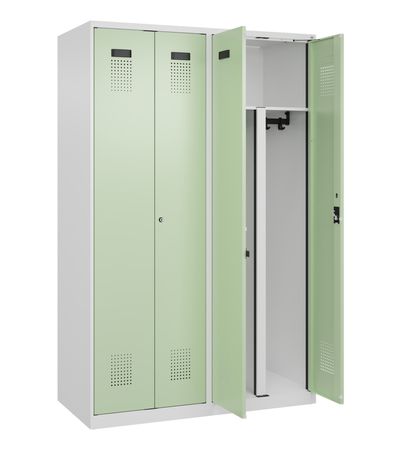C+P PSA Schwarz-Weiß-Spind Evolo PLUS