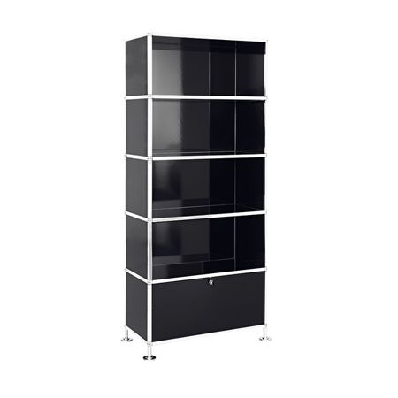 Büroregal | Aktenregal | Highboard 5 mit einer Klapptür