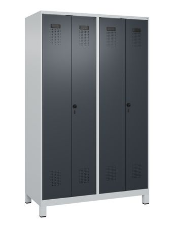 C+P PSA Schwarz-Weiß-Spind Evolo PLUS