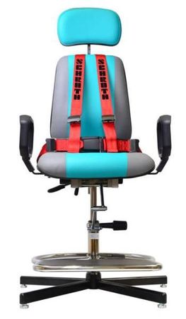 Arbeitsstuhl für betreute Mitarbeiter mit der Art-Nr. AS-BMA-EP-HTRG-ASYMFK