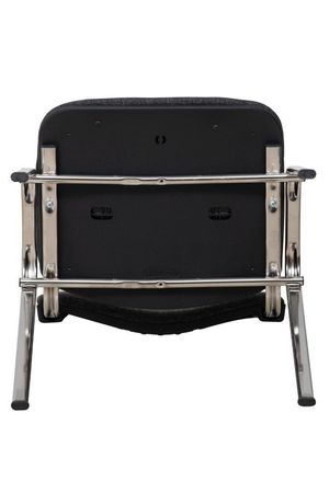 Polster Chrom Stuhl von unten ISO Chair 