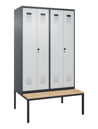 C+P Schwarz-Weiß-Spind Evolo PLUS
