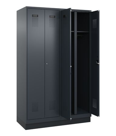 C+P Schwarz-Weiß-Spind Evolo PLUS
