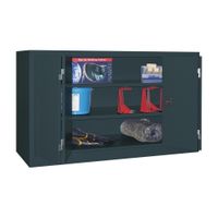 PAVOY Falttürenschrank | Aktenschrank | 100 x 150 x 40 | mit 2 lackierten oder verzinkten Fachböden | große Farbauswahl