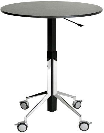 Olli Olssen - höhenverstellbarer runder Tisch | Rolltisch 100 cm verschiedene Dekore