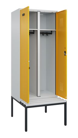 C+P Schwarz-Weiß-Spind Evolo PLUS