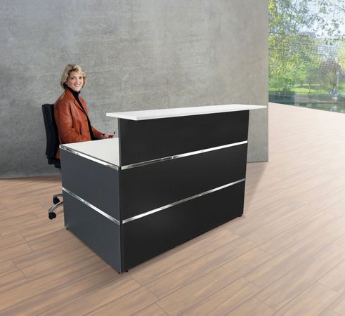 Empfangstresen Rezeptionstisch SEG Sicherheitsglas