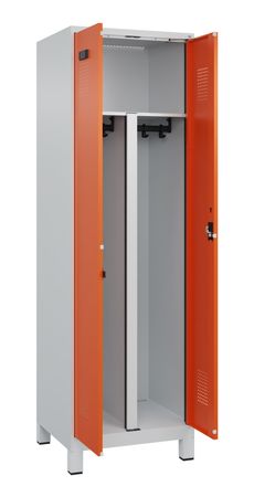 C+P PSA Schwarz-Weiß-Spind Evolo PLUS
