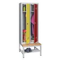 PAVOY Kindergartenspind mit 2 Abteilen 130x53x30 | große Farbauswahl