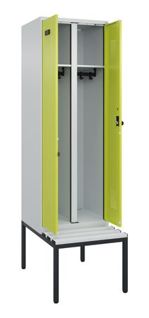 C+P Schwarz-Weiß-Spind Evolo PLUS