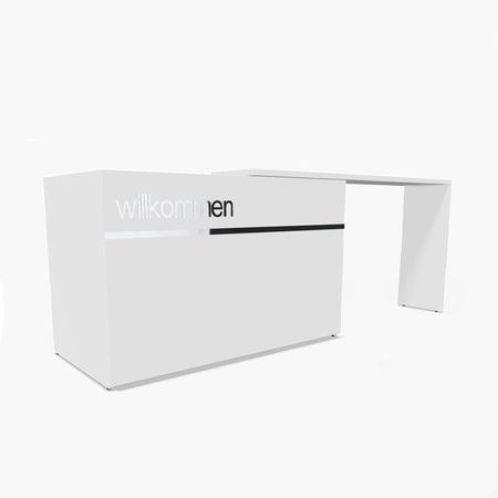 Empfangstresen Geo weiss Empfangstresen Arztpraxis Verkaufstheke