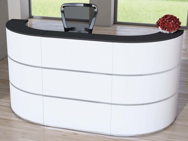 Bogentheke Flair 3 | 110 x 260 x 80 cm (HxBxT)