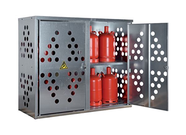 LACONT Gasflaschenschrank für Propangas außerhalb von Gebäuden K-GFS 20 nach TRGS 510