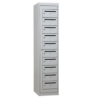 Postschrank | Postverteilerschrank 10 Fächer GRAU