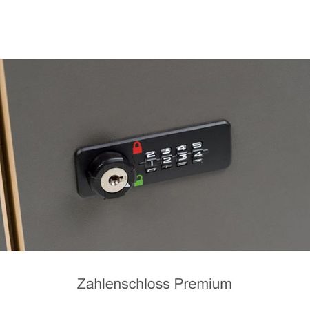 Zahlenkombinationsschloss mit Notöffnung Schließfachschränke