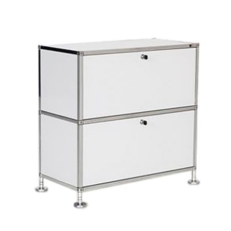 Büroregal | Aktenregal | Sideboard 2 mit 2 Klapptüren