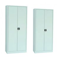 Aktenschrank | Stahlschrank Set | 195 + 180 GRAU