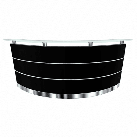 Bogentheke Bright 90° | 96 x 239 x 101 cm (HxBxT) 