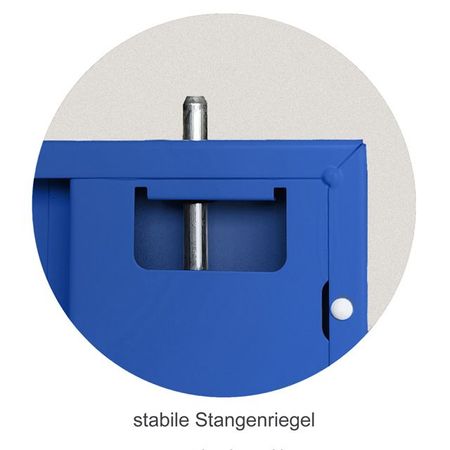 2 Punkteverriegelung abschließbarer Aktenschrank Büroschrank Stahlschrank