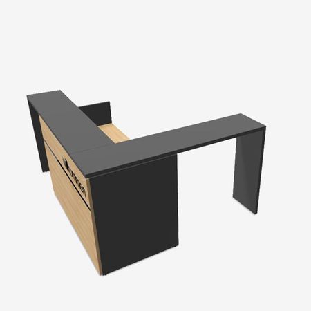 Empfangstheke Ecktheke L-Theke Empfangstresen Friseursalon Nagelstudio Rezeption