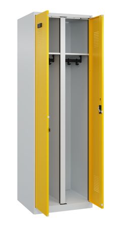 C+P Schwarz-Weiß-Spind Evolo PLUS
