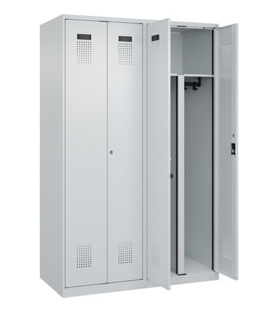 C+P PSA Schwarz-Weiß-Spind Evolo PLUS