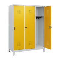 C+P Spind Evolo PLUS, Füße, 3 Abteile, 1630x1200x500mm