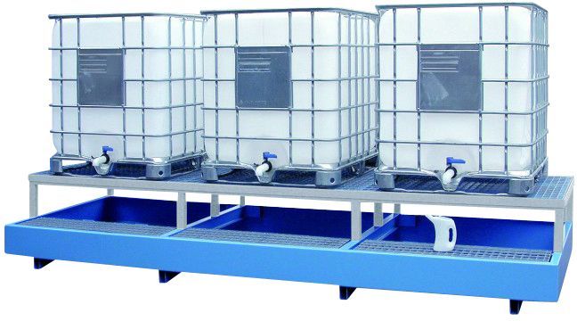 LACONT KTC-Wanne mit Abfüllbock - extrabreit