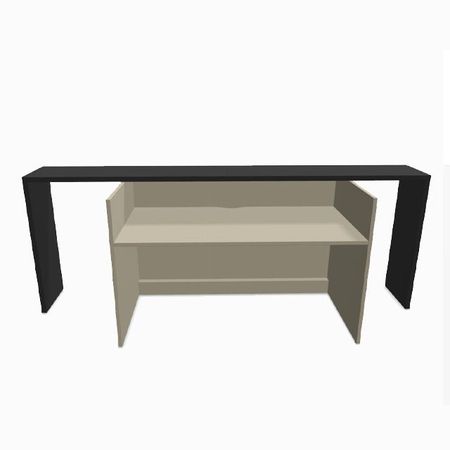 Emfpangstresen Rezeption weiss Anmeldung Counter Friseursalon Arztpraxis